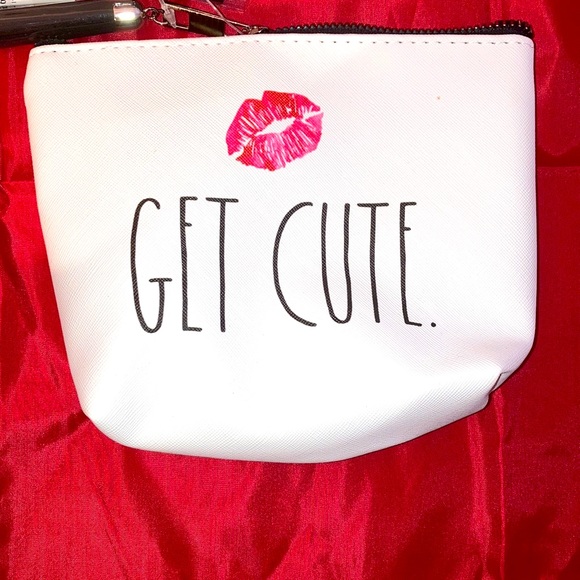 Rae Dunn Bag Set “But First Makeup” &  “Get Cute” - Picture 2 of 6